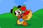 Attraper les pommes avec Mickey Attraper les pommes avec Mickey
