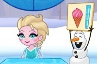 Elsa et le stand de glace Elsa et le stand de glace