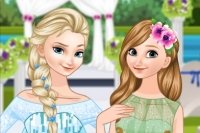 Elsa la mariée et Elsa la demoiselle d'honneur Elsa la mariée et Elsa la demoiselle d'honneur