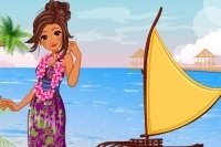 La pirogue de la princesse Vaiana La pirogue de la princesse Vaiana