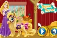 Raiponce soigne son poney Raiponce soigne son poney