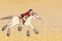 À l'aventure avec un cheval égyptien