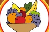 Livre de coloriage de fruits