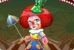 Petite fille clown