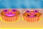 Petits gâteaux avec visages